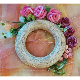 Koszorú alap-Széna 25 cm