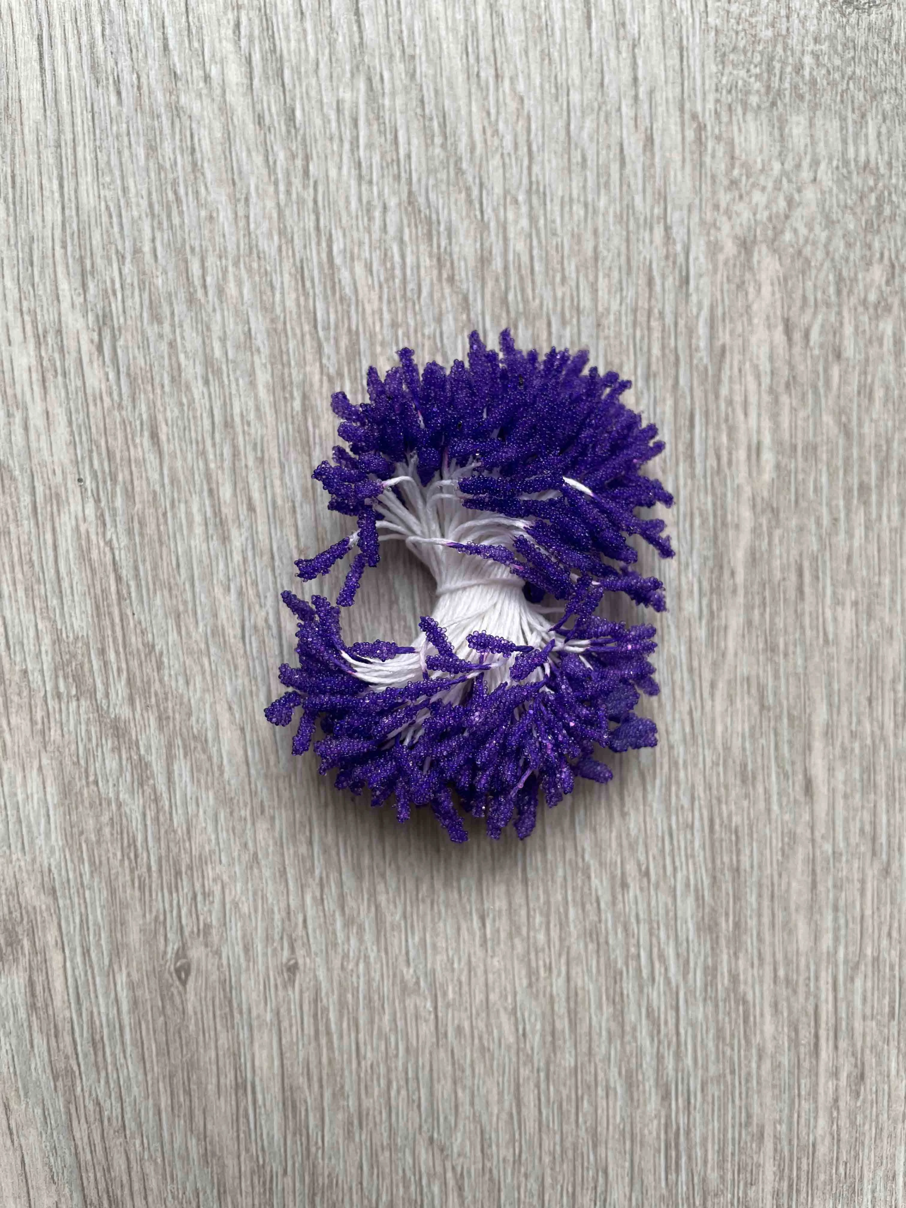 Kristályos porzó lila